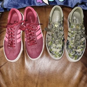 2 Pair Adidas Women Platform -  7.5